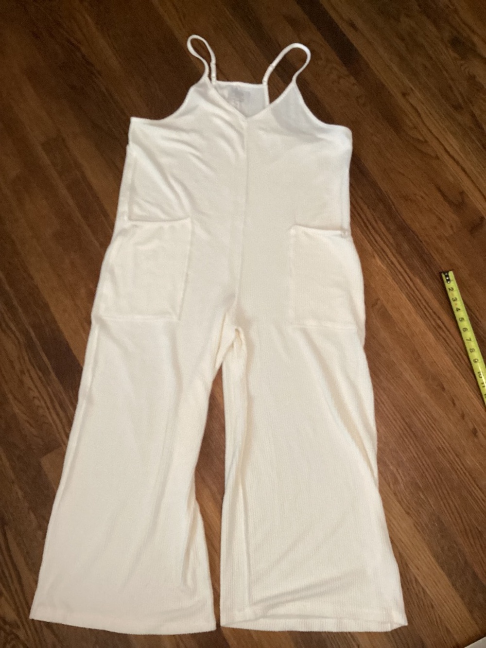 NWT Simply Southern ivory jumpsuit ladies XL